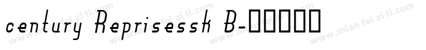 century Reprisessk B字体转换